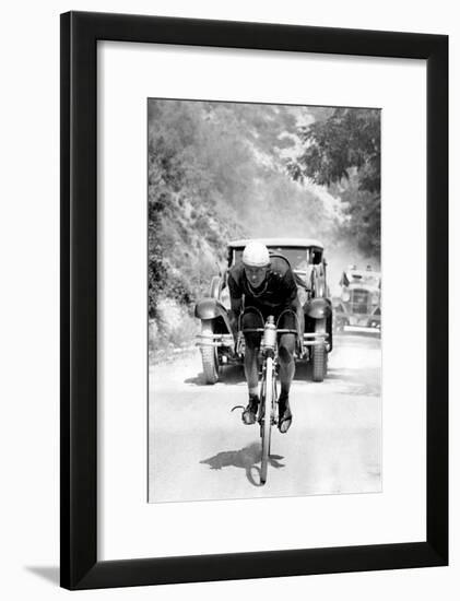 Tour De France 1929, 13th Leg Cannes/Nice on July 16 : Benoit Faure on the Braus Pass-null-Framed Photo