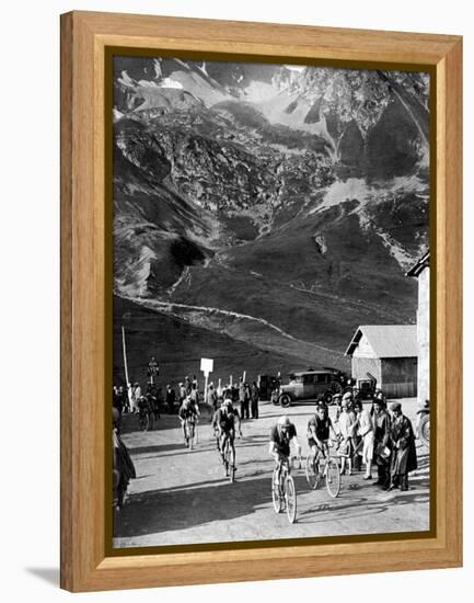 Tour De France 1929, 15th Leg Grenoble/Evian (Alps) on July 20: Antonin Magne Ahead-null-Framed Stretched Canvas
