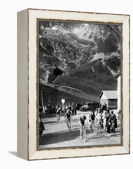 Tour De France 1929, 15th Leg Grenoble/Evian (Alps) on July 20: Antonin Magne Ahead-null-Framed Stretched Canvas