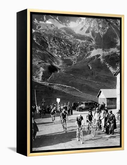 Tour De France 1929, 15th Leg Grenoble/Evian (Alps) on July 20: Antonin Magne Ahead-null-Framed Stretched Canvas