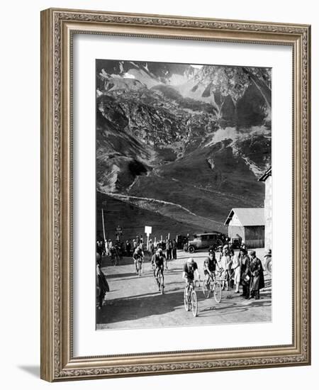 Tour De France 1929, 15th Leg Grenoble/Evian (Alps) on July 20: Antonin Magne Ahead-null-Framed Photo