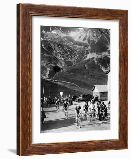 Tour De France 1929, 15th Leg Grenoble/Evian (Alps) on July 20: Antonin Magne Ahead-null-Framed Photo