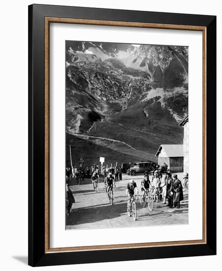 Tour De France 1929, 15th Leg Grenoble/Evian (Alps) on July 20: Antonin Magne Ahead-null-Framed Photo