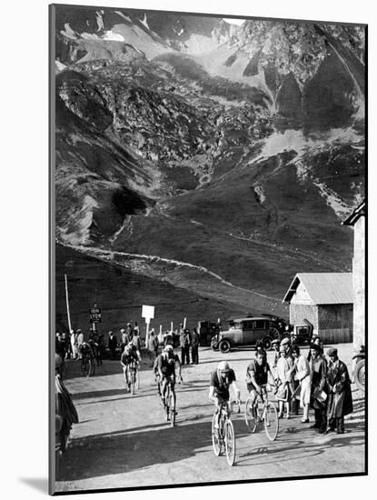 Tour De France 1929, 15th Leg Grenoble/Evian (Alps) on July 20: Antonin Magne Ahead-null-Mounted Photo