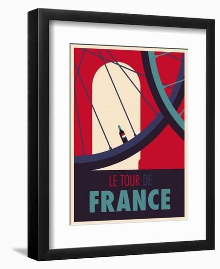 Tour de France-Spencer Wilson-Framed Art Print