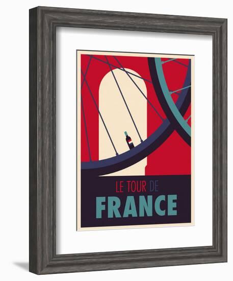 Tour de France-Spencer Wilson-Framed Art Print