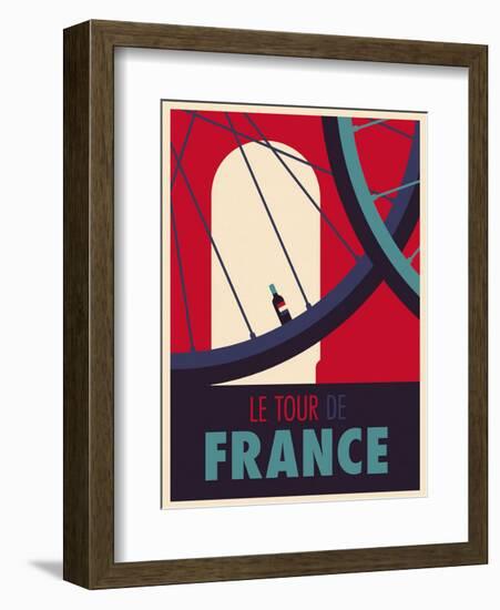 Tour de France-Spencer Wilson-Framed Art Print