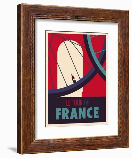 Tour de France-Spencer Wilson-Framed Giclee Print