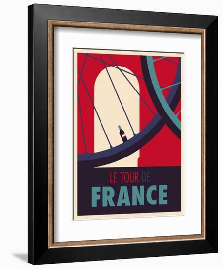 Tour de France-Spencer Wilson-Framed Giclee Print