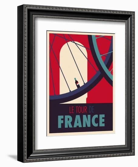 Tour de France-Spencer Wilson-Framed Giclee Print