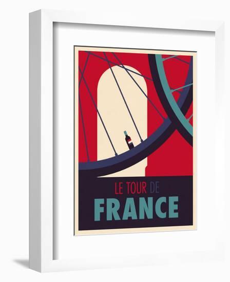 Tour de France-Spencer Wilson-Framed Giclee Print