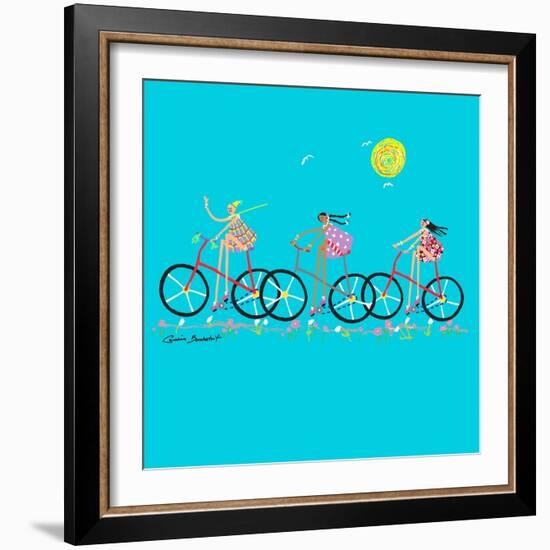 Tour de Girls-Caroline Benchétrit-Framed Art Print