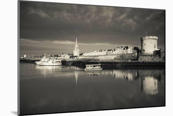 Tour De La Lanterne and Tour De La Chaine Towers, La Rochelle, Charente-Maritime-null-Mounted Photographic Print