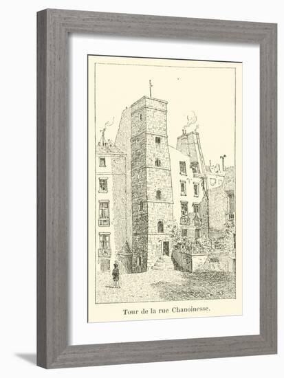 Tour De La Rue Chanoinesse-null-Framed Giclee Print