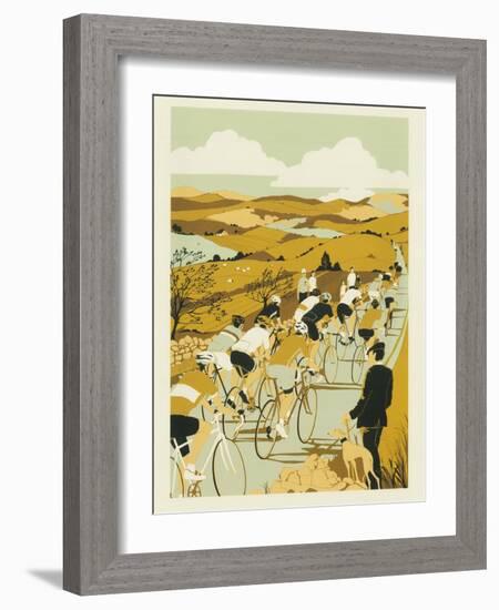 Tour De Yorkshire-Eliza Southwood-Framed Giclee Print