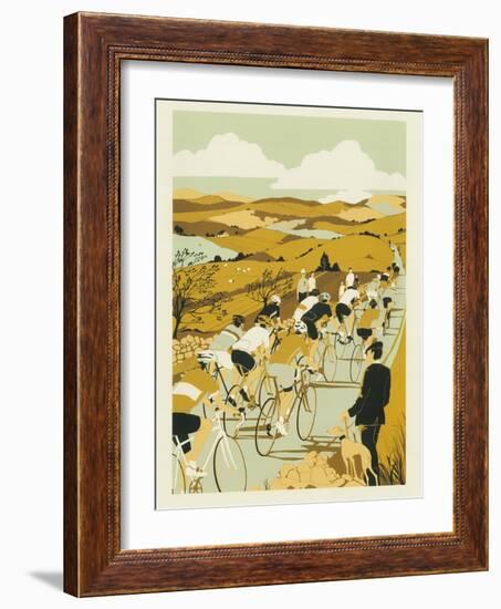 Tour De Yorkshire-Eliza Southwood-Framed Giclee Print