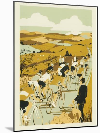 Tour De Yorkshire-Eliza Southwood-Mounted Giclee Print