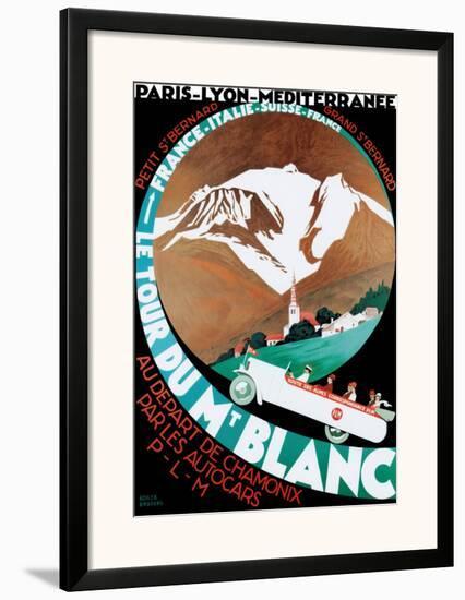 Tour Du Mt Blanc-Roger Broders-Framed Art Print