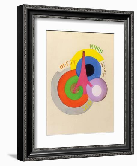 'Tour Eiffel', 1918-Robert Delaunay-Framed Giclee Print