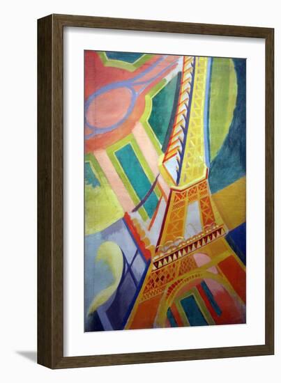 Tour Eiffel, 1926 (Oil on Canvas)-Robert Delaunay-Framed Giclee Print