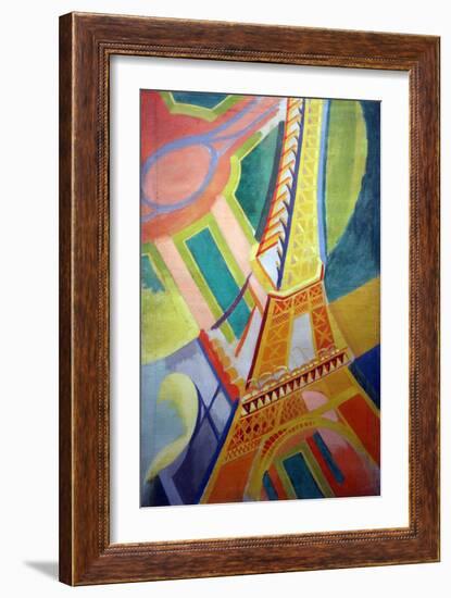 Tour Eiffel, 1926 (Oil on Canvas)-Robert Delaunay-Framed Giclee Print