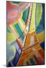 Tour Eiffel, 1926 (Oil on Canvas)-Robert Delaunay-Mounted Giclee Print