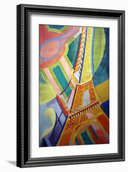 Tour Eiffel, 1926 (Oil on Canvas)-Robert Delaunay-Framed Giclee Print