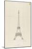 Tour Eiffel : élévation générale-Alexandre-Gustave Eiffel-Mounted Giclee Print