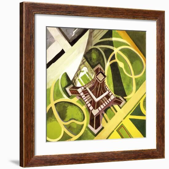 Tour Eiffel et Jardin du Champs de Mars, 1922-Robert Delaunay-Framed Premium Giclee Print