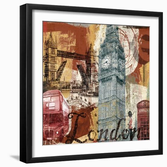 Tour London-Eric Yang-Framed Premium Giclee Print