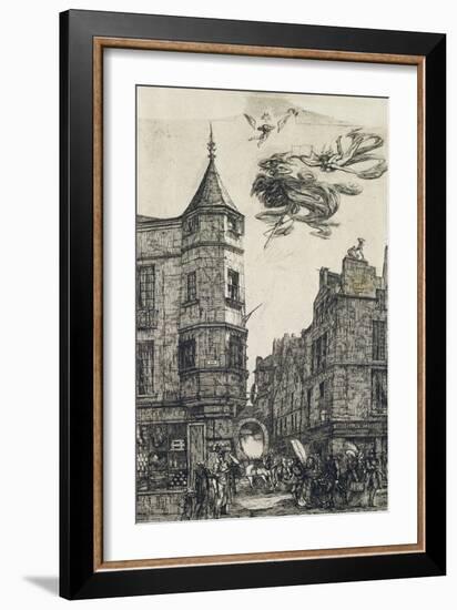 Tourelle, Rue De L'Ecole De Medecine, 22, 1861-Charles Meryon-Framed Giclee Print