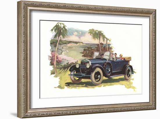 Touring by the Coast-null-Framed Art Print