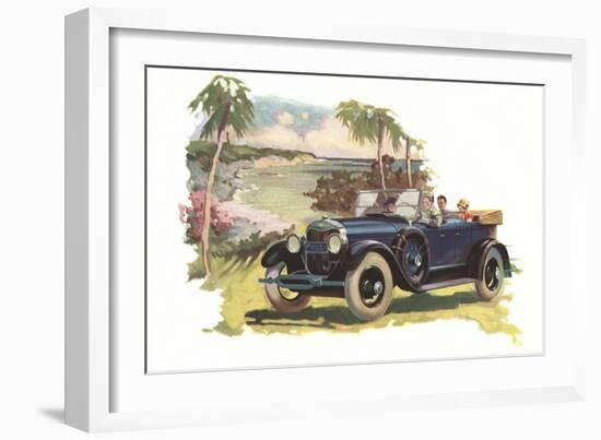 Touring by the Coast-null-Framed Art Print