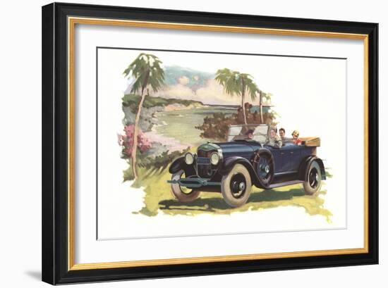 Touring by the Coast-null-Framed Art Print