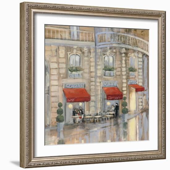 Touring Paris Couple II-Julia Purinton-Framed Art Print