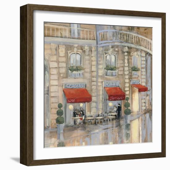 Touring Paris Couple II-Julia Purinton-Framed Art Print