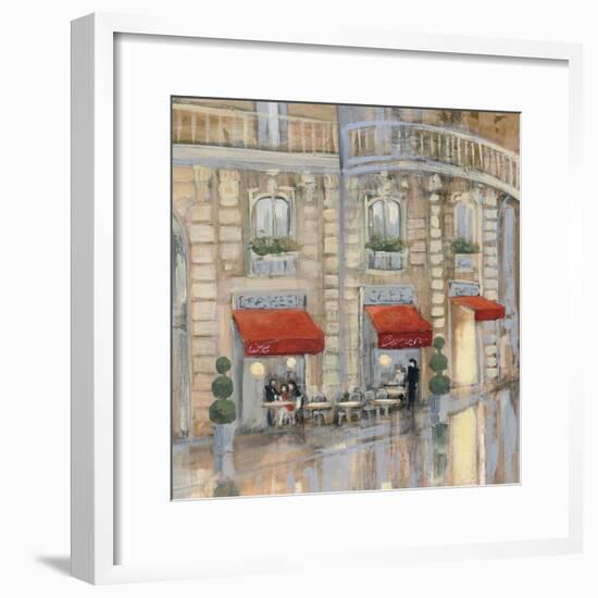 Touring Paris Couple II-Julia Purinton-Framed Art Print