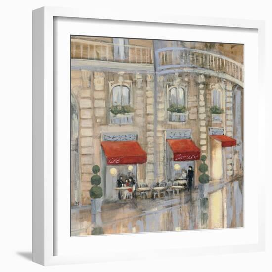 Touring Paris Couple II-Julia Purinton-Framed Art Print