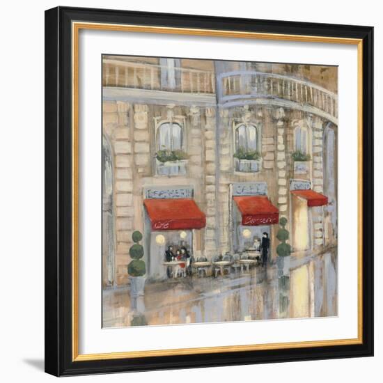 Touring Paris Couple II-Julia Purinton-Framed Art Print