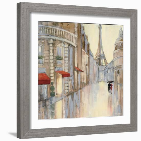 Touring Paris Couple III-Julia Purinton-Framed Art Print