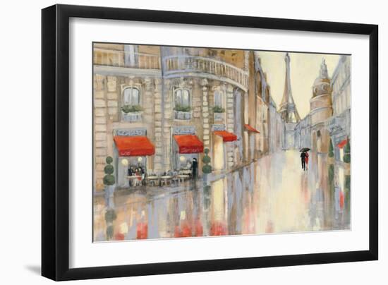 Touring Paris Couple-Julia Purinton-Framed Art Print