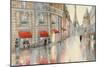 Touring Paris Couple-Julia Purinton-Mounted Art Print