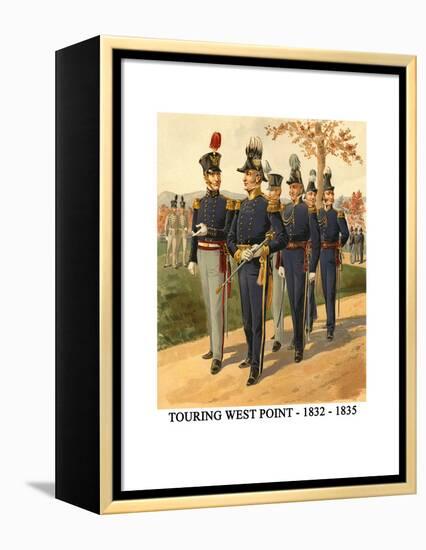 Touring West Point - 1832 - 1835-Henry Alexander Ogden-Framed Stretched Canvas