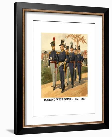 Touring West Point - 1832 - 1835-Henry Alexander Ogden-Framed Art Print