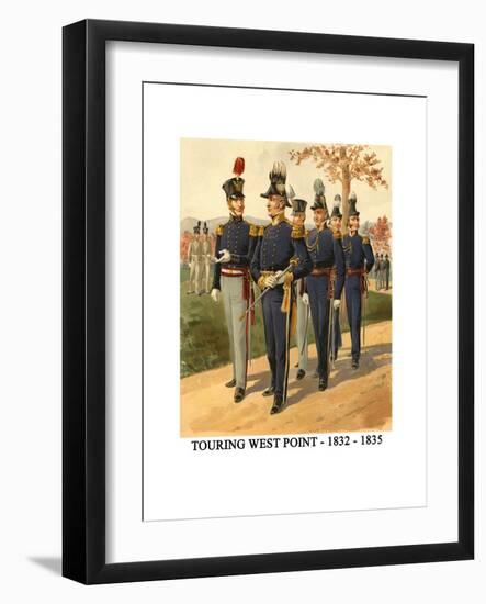 Touring West Point - 1832 - 1835-Henry Alexander Ogden-Framed Art Print