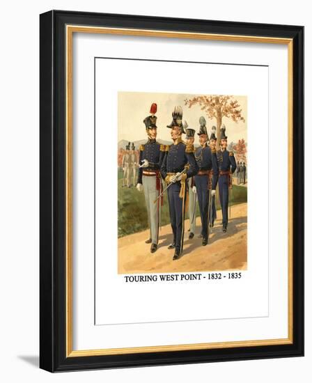 Touring West Point - 1832 - 1835-Henry Alexander Ogden-Framed Art Print