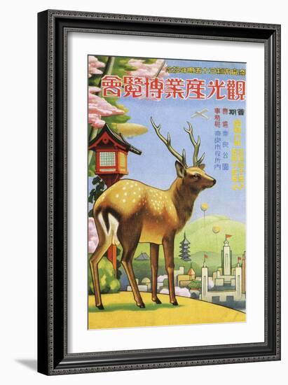 Tourism Industry Exhibition Nara 1933-Vintage Lavoie-Framed Giclee Print