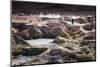 Tourist at Sol De Manana Geothermal Basin Area, Altiplano of Bolivia, South America-Matthew Williams-Ellis-Mounted Photographic Print