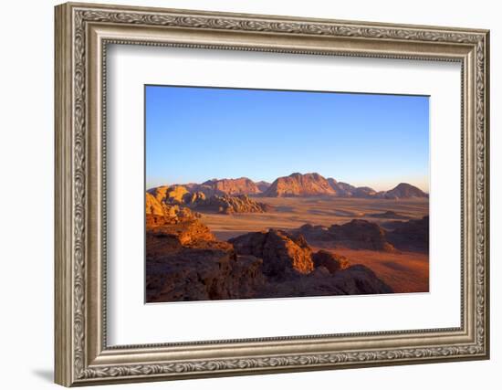 Tourist at Wadi Rum, Jordan, Middle East-Neil Farrin-Framed Photographic Print