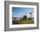 Tourist Boat Anchoring on a Little Island at the Source of the Nile-Michael-Framed Photographic Print